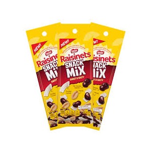 RAISINETS SNACK MIX 10/2.5OZ