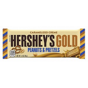 HERSHEY'S GOLD PEANUT & PRETZEL 12/24