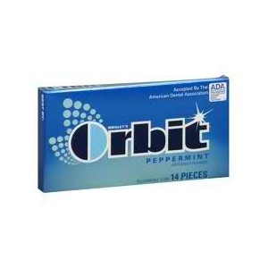 ORBIT GUM PEPPERMINT 12/12