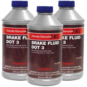 HONDA'S BRAKE FLUID DOT 3